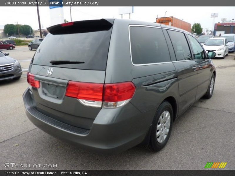 Nimbus Gray Metallic / Gray 2008 Honda Odyssey LX