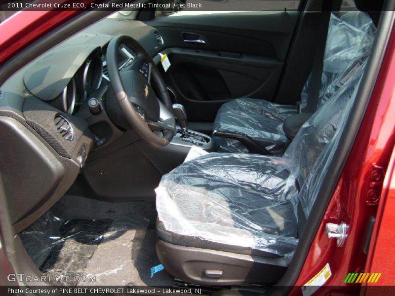 Crystal Red Metallic Tintcoat / Jet Black 2011 Chevrolet Cruze ECO