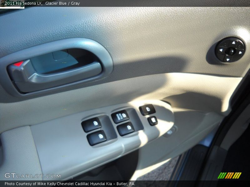 Glacier Blue / Gray 2011 Kia Sedona LX