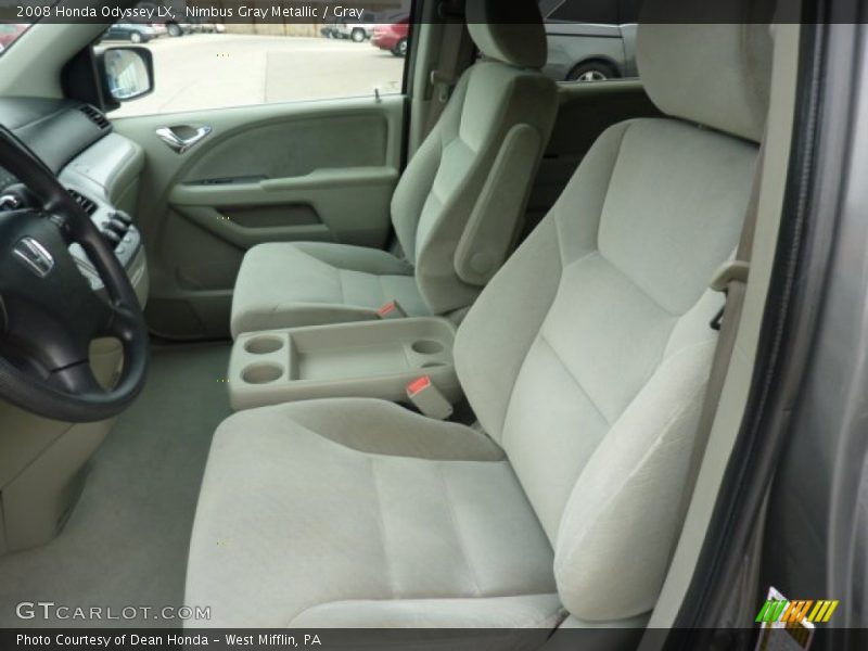 Nimbus Gray Metallic / Gray 2008 Honda Odyssey LX