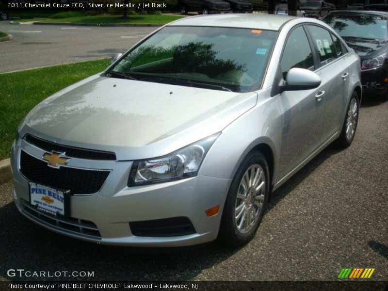 Silver Ice Metallic / Jet Black 2011 Chevrolet Cruze ECO