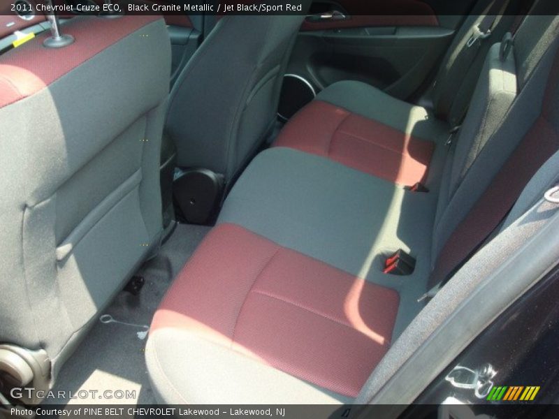Black Granite Metallic / Jet Black/Sport Red 2011 Chevrolet Cruze ECO