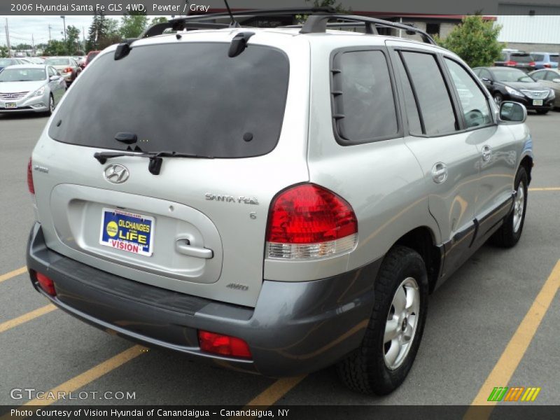 Pewter / Gray 2006 Hyundai Santa Fe GLS 4WD
