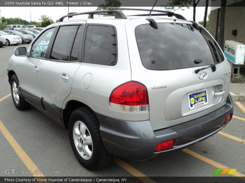 Pewter / Gray 2006 Hyundai Santa Fe GLS 4WD