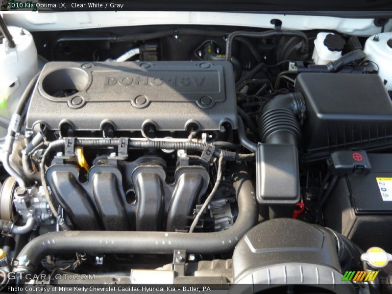 Clear White / Gray 2010 Kia Optima LX