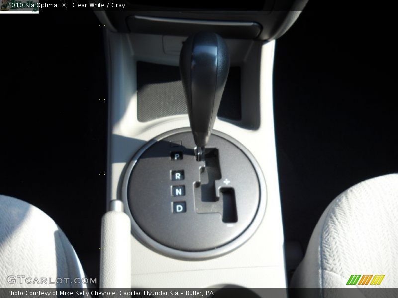 Clear White / Gray 2010 Kia Optima LX