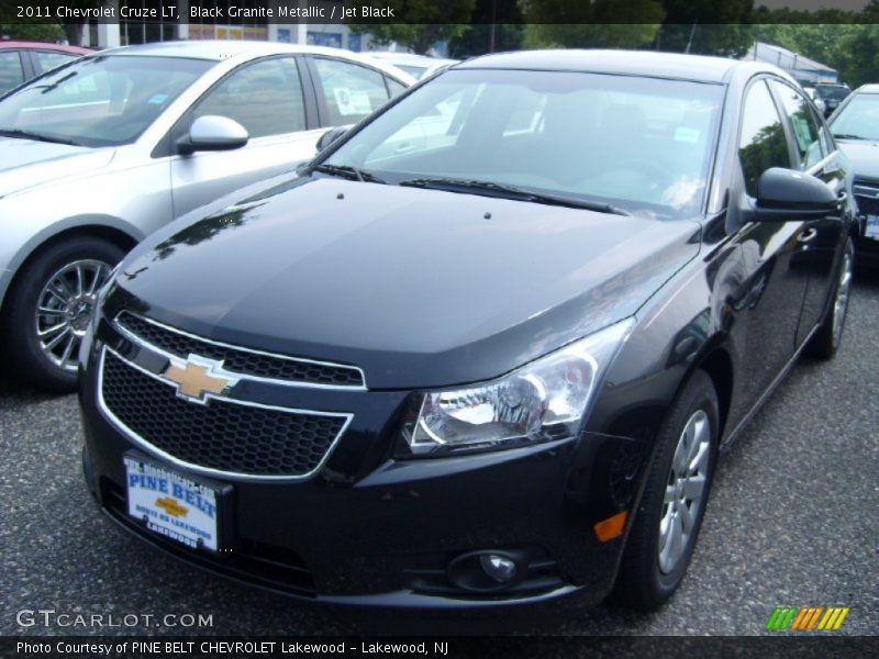 Black Granite Metallic / Jet Black 2011 Chevrolet Cruze LT