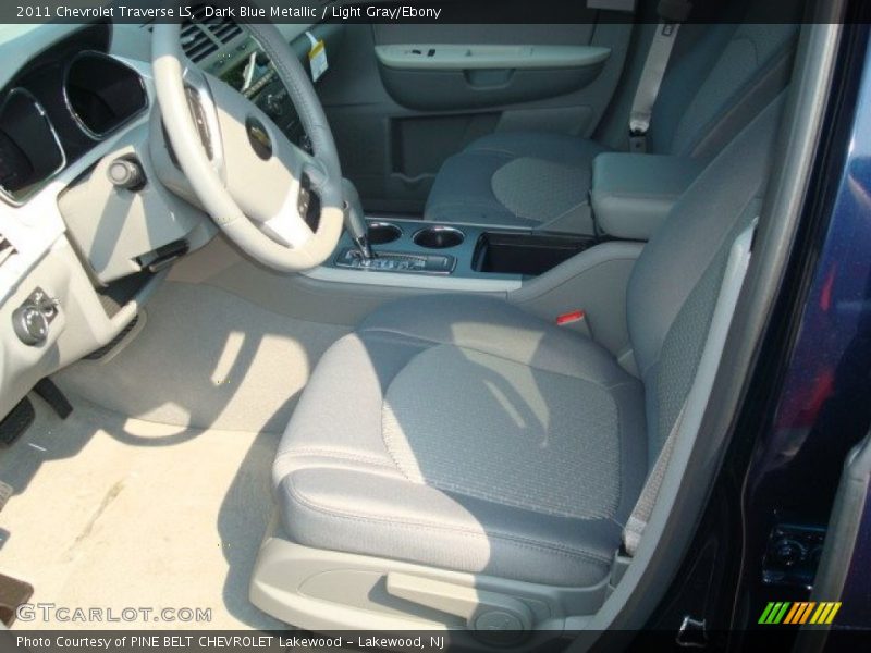 Dark Blue Metallic / Light Gray/Ebony 2011 Chevrolet Traverse LS