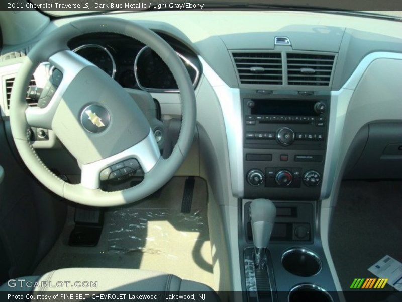 Dark Blue Metallic / Light Gray/Ebony 2011 Chevrolet Traverse LS
