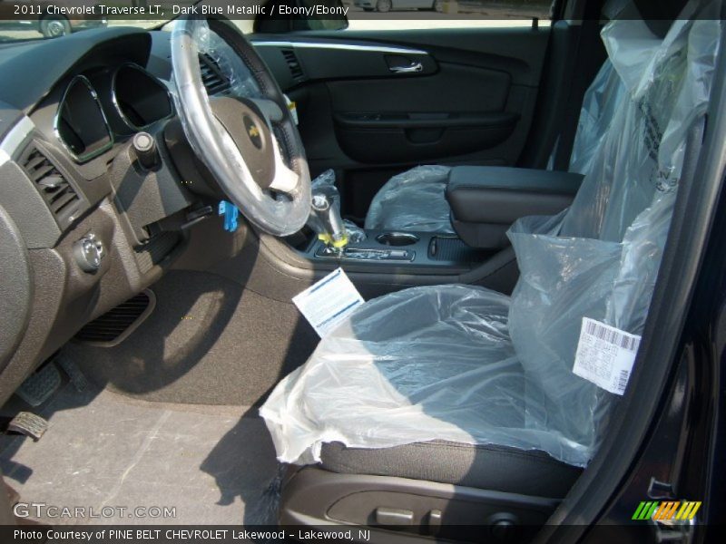 Dark Blue Metallic / Ebony/Ebony 2011 Chevrolet Traverse LT