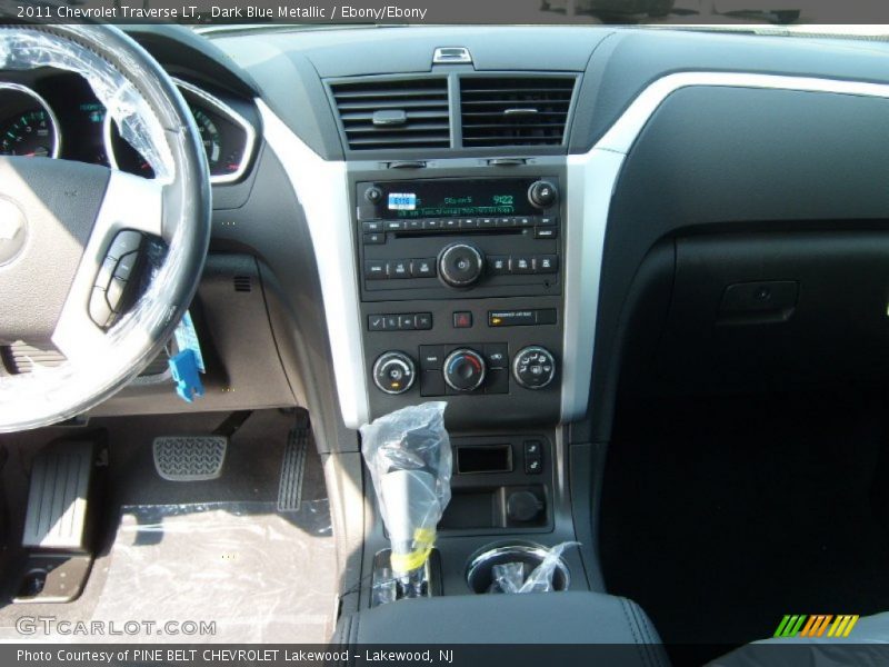 Dark Blue Metallic / Ebony/Ebony 2011 Chevrolet Traverse LT