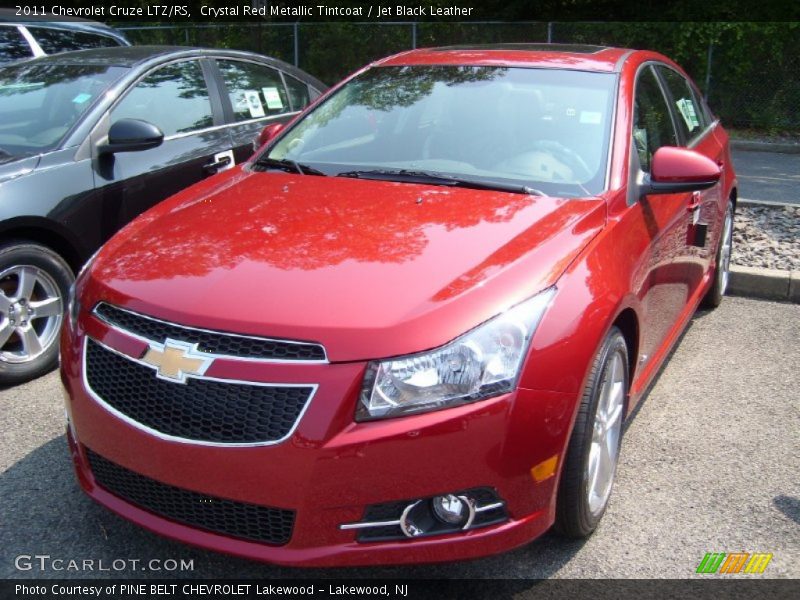 Crystal Red Metallic Tintcoat / Jet Black Leather 2011 Chevrolet Cruze LTZ/RS