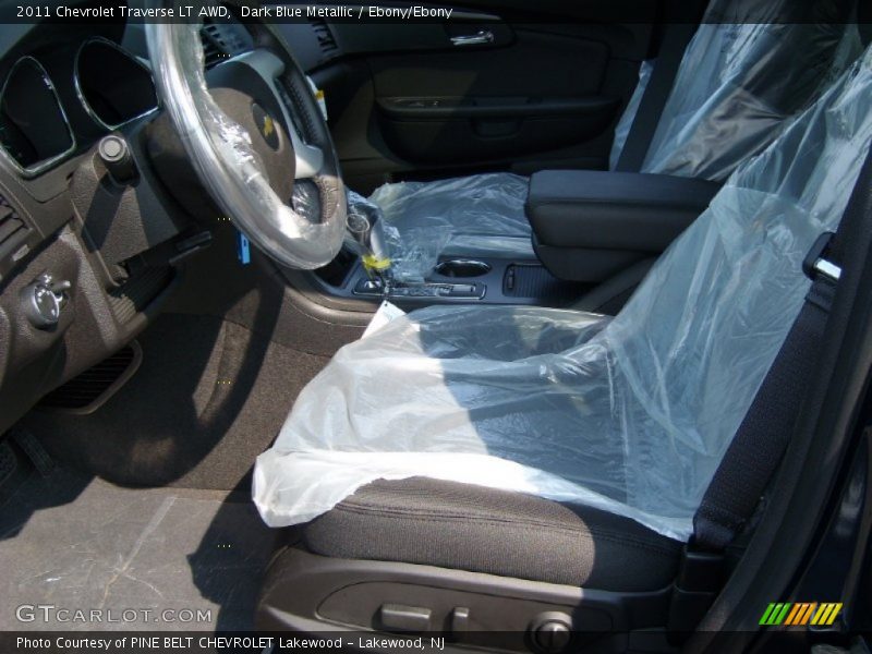 Dark Blue Metallic / Ebony/Ebony 2011 Chevrolet Traverse LT AWD