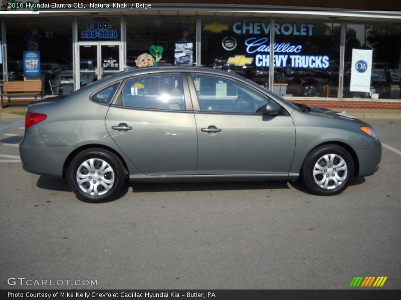 Natural Khaki / Beige 2010 Hyundai Elantra GLS