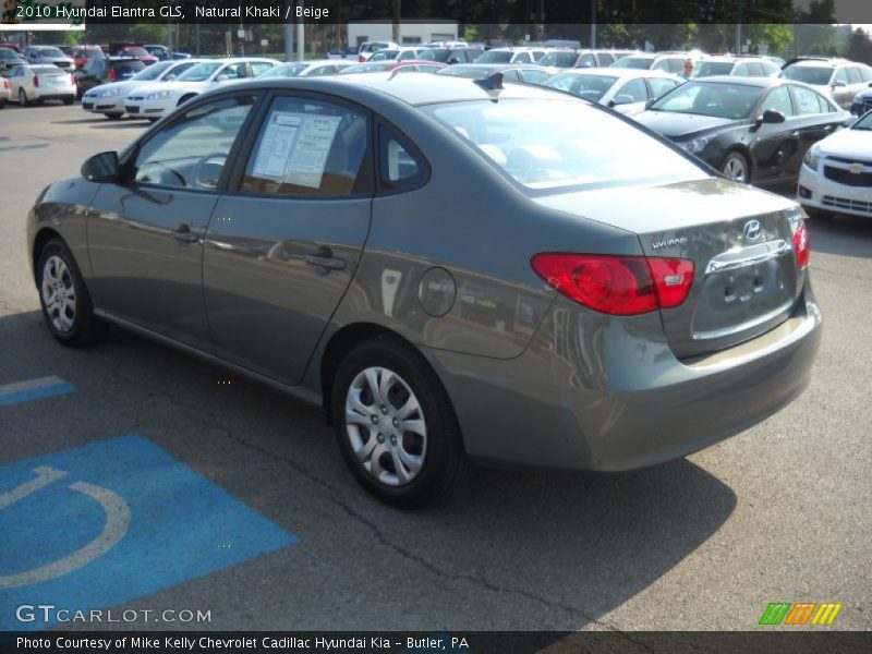 Natural Khaki / Beige 2010 Hyundai Elantra GLS