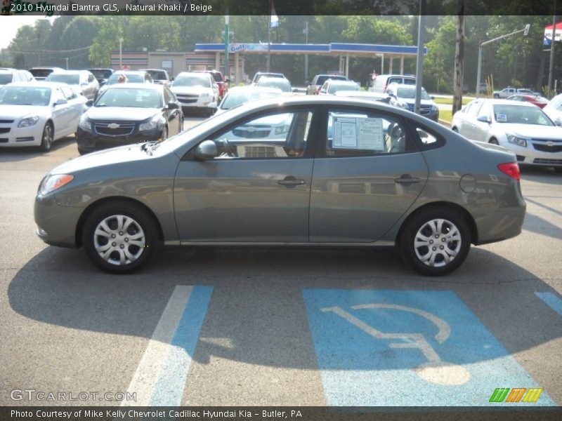 Natural Khaki / Beige 2010 Hyundai Elantra GLS
