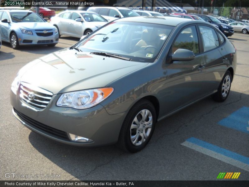 Natural Khaki / Beige 2010 Hyundai Elantra GLS