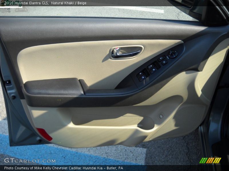 Natural Khaki / Beige 2010 Hyundai Elantra GLS