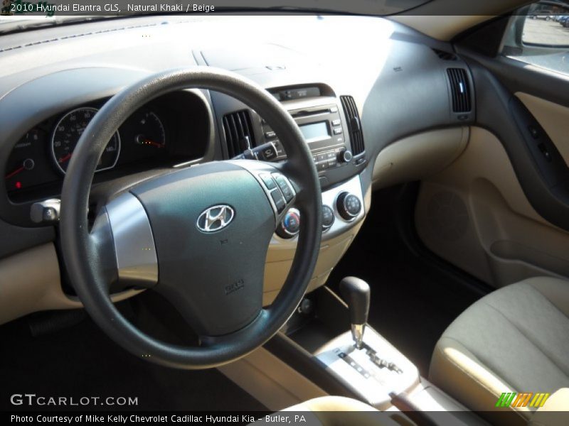 Natural Khaki / Beige 2010 Hyundai Elantra GLS