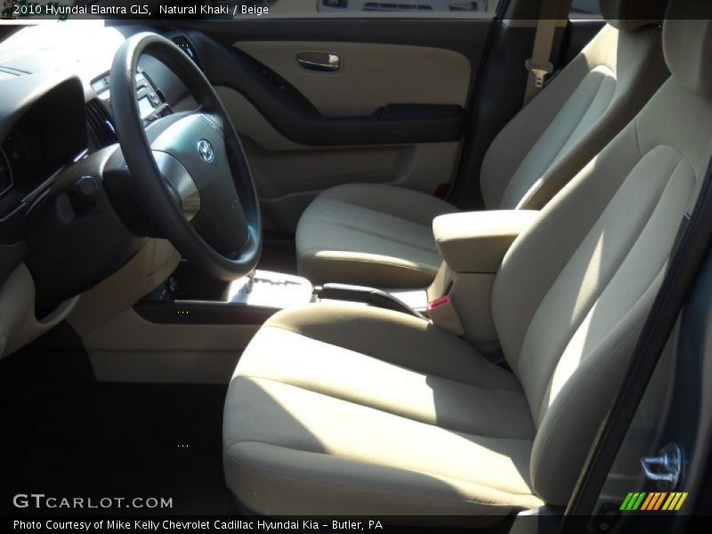 Natural Khaki / Beige 2010 Hyundai Elantra GLS