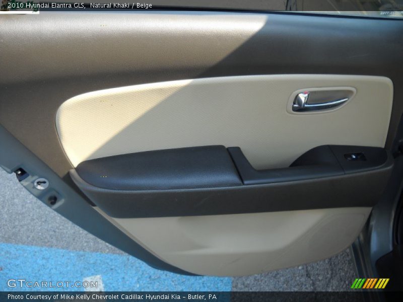 Natural Khaki / Beige 2010 Hyundai Elantra GLS