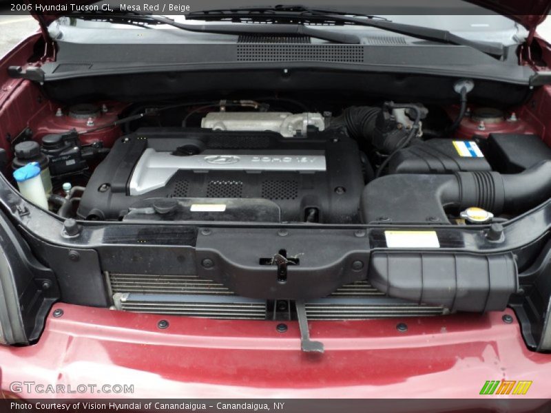 Mesa Red / Beige 2006 Hyundai Tucson GL
