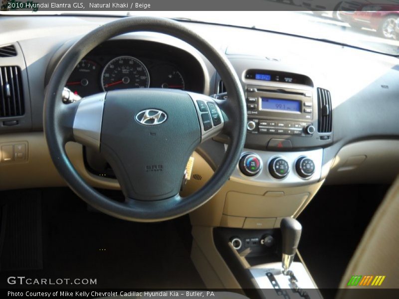 Natural Khaki / Beige 2010 Hyundai Elantra GLS