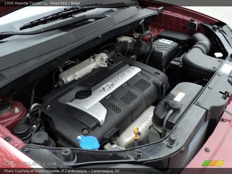Mesa Red / Beige 2006 Hyundai Tucson GL