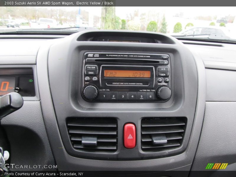 Controls of 2003 Aerio SX AWD Sport Wagon
