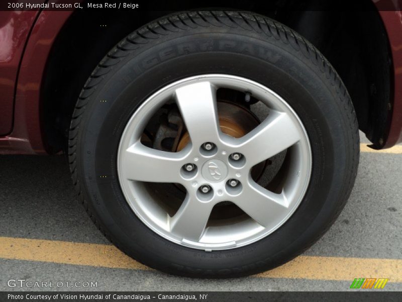 Mesa Red / Beige 2006 Hyundai Tucson GL