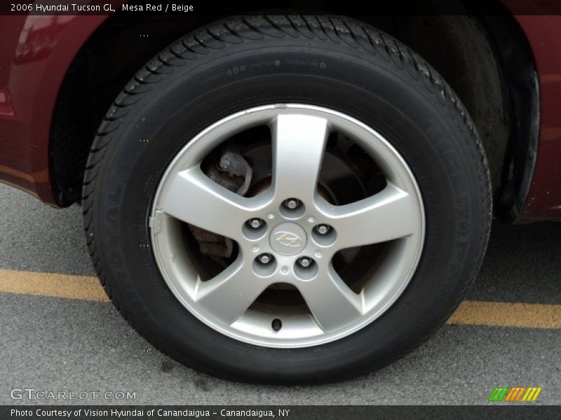 Mesa Red / Beige 2006 Hyundai Tucson GL