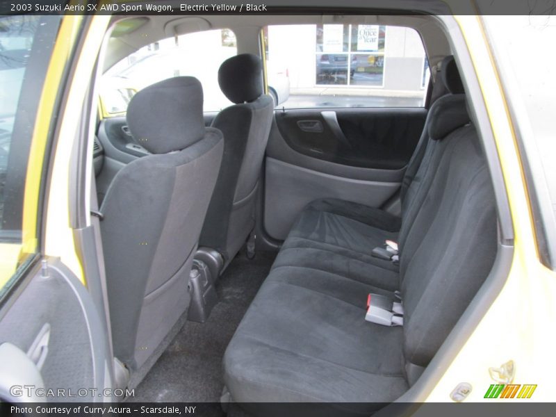  2003 Aerio SX AWD Sport Wagon Black Interior