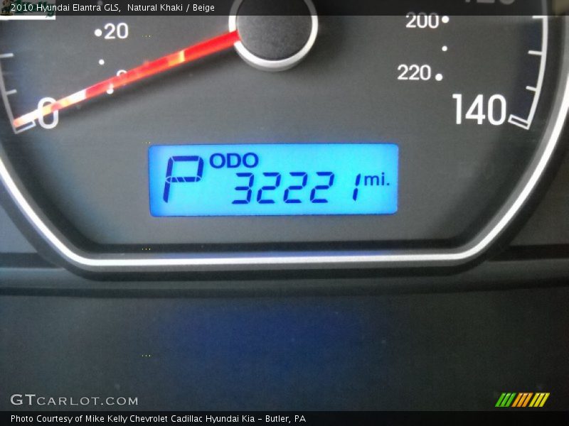 Natural Khaki / Beige 2010 Hyundai Elantra GLS