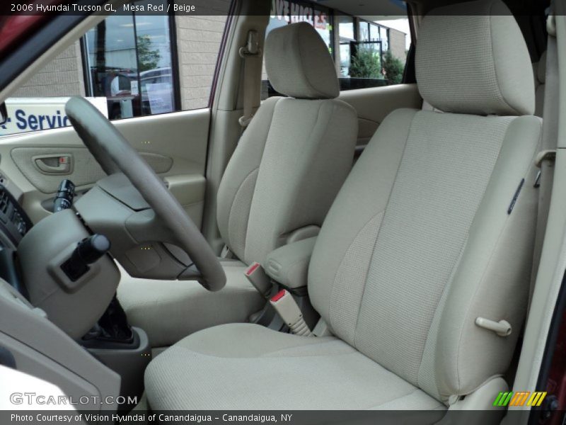 Mesa Red / Beige 2006 Hyundai Tucson GL