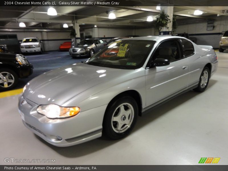 Galaxy Silver Metallic / Medium Gray 2004 Chevrolet Monte Carlo LS