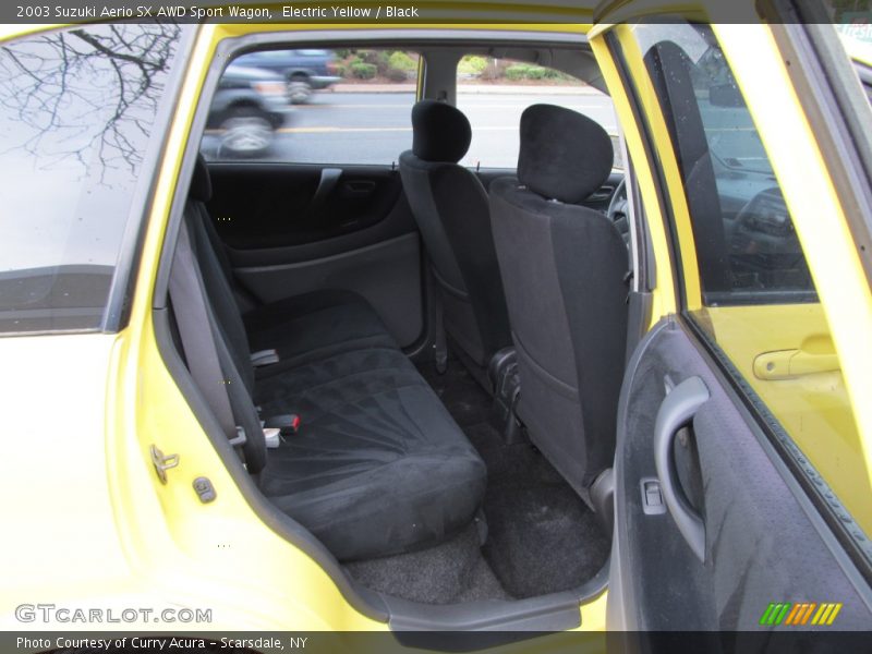 Electric Yellow / Black 2003 Suzuki Aerio SX AWD Sport Wagon