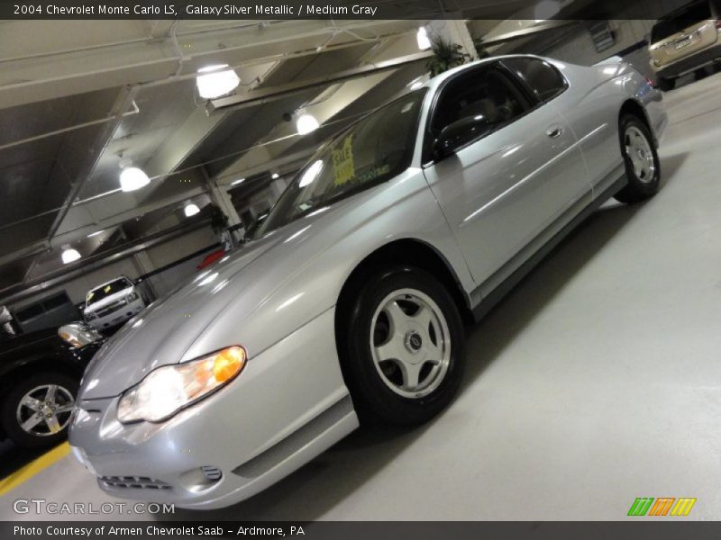 Galaxy Silver Metallic / Medium Gray 2004 Chevrolet Monte Carlo LS
