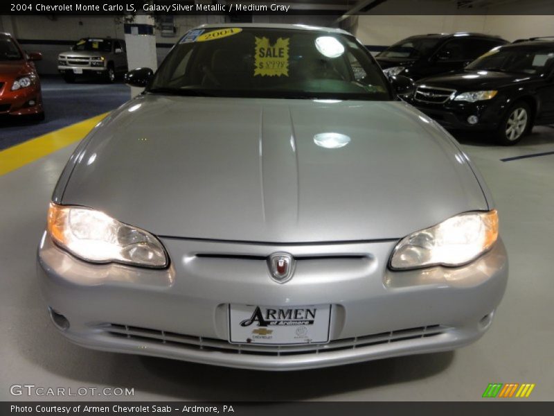 Galaxy Silver Metallic / Medium Gray 2004 Chevrolet Monte Carlo LS