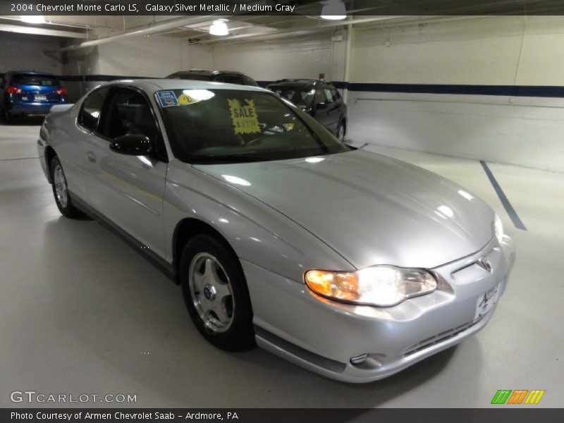 Galaxy Silver Metallic / Medium Gray 2004 Chevrolet Monte Carlo LS