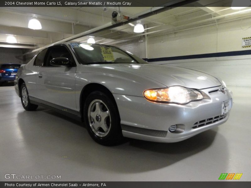 Galaxy Silver Metallic / Medium Gray 2004 Chevrolet Monte Carlo LS
