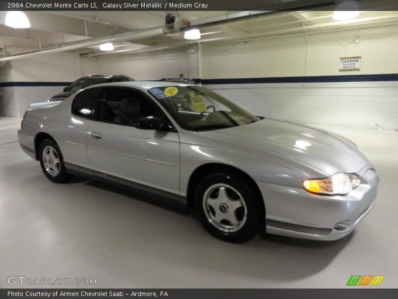 Galaxy Silver Metallic / Medium Gray 2004 Chevrolet Monte Carlo LS