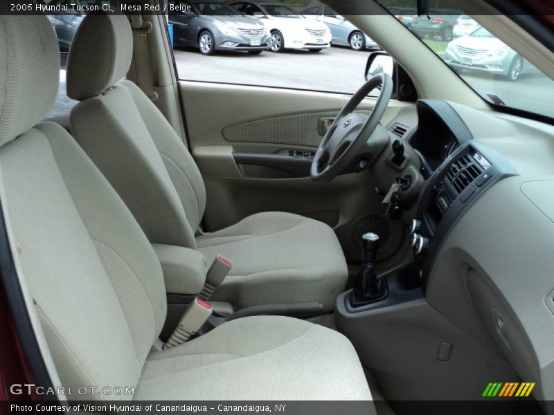 Mesa Red / Beige 2006 Hyundai Tucson GL