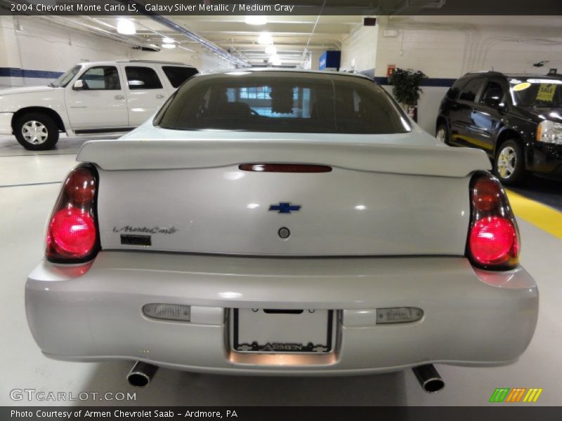 Galaxy Silver Metallic / Medium Gray 2004 Chevrolet Monte Carlo LS