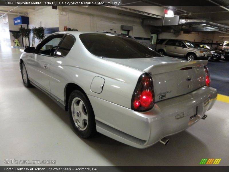 Galaxy Silver Metallic / Medium Gray 2004 Chevrolet Monte Carlo LS