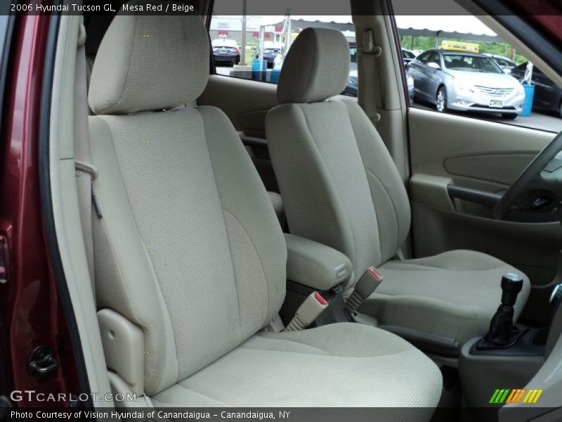 Mesa Red / Beige 2006 Hyundai Tucson GL