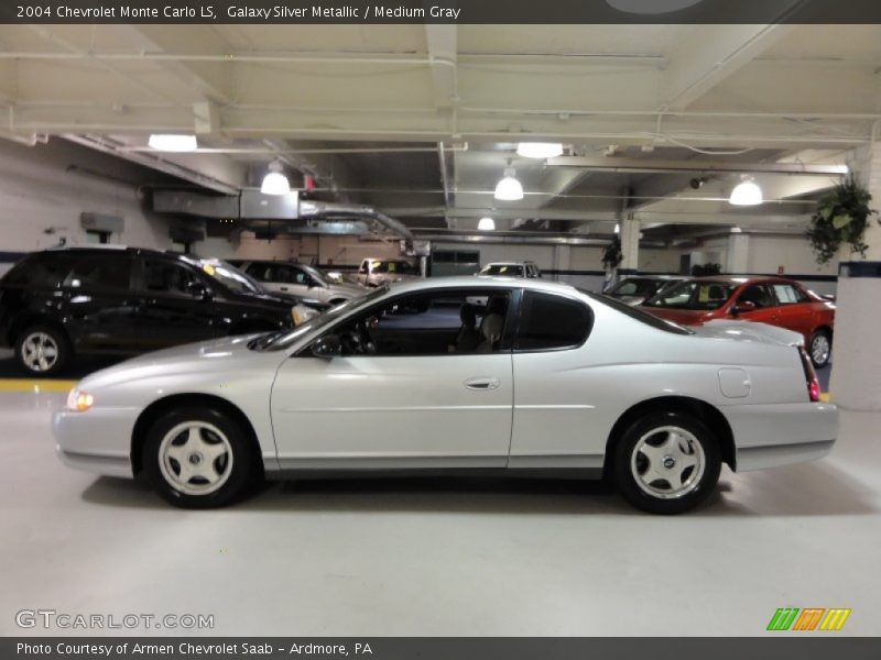 Galaxy Silver Metallic / Medium Gray 2004 Chevrolet Monte Carlo LS