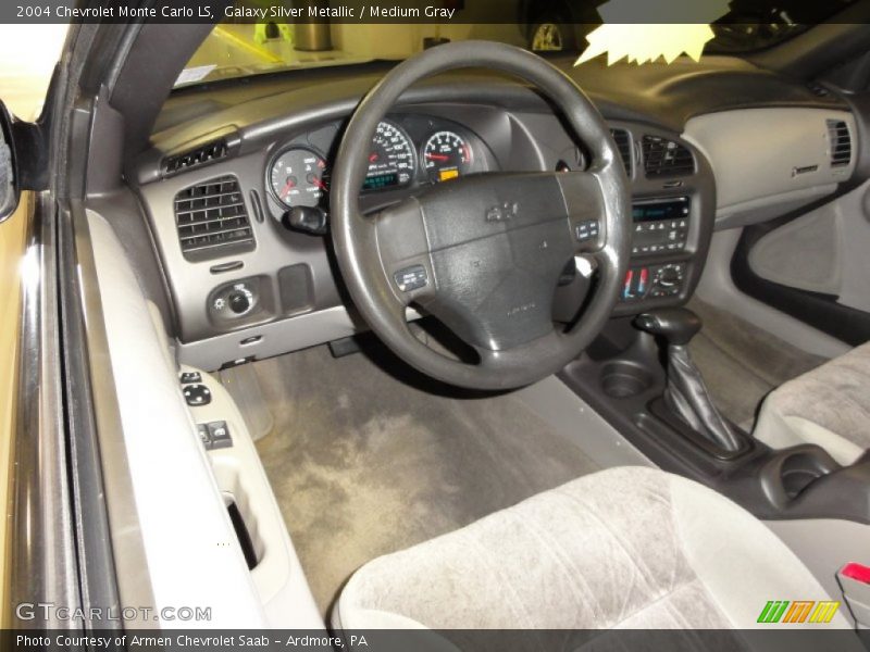 Galaxy Silver Metallic / Medium Gray 2004 Chevrolet Monte Carlo LS