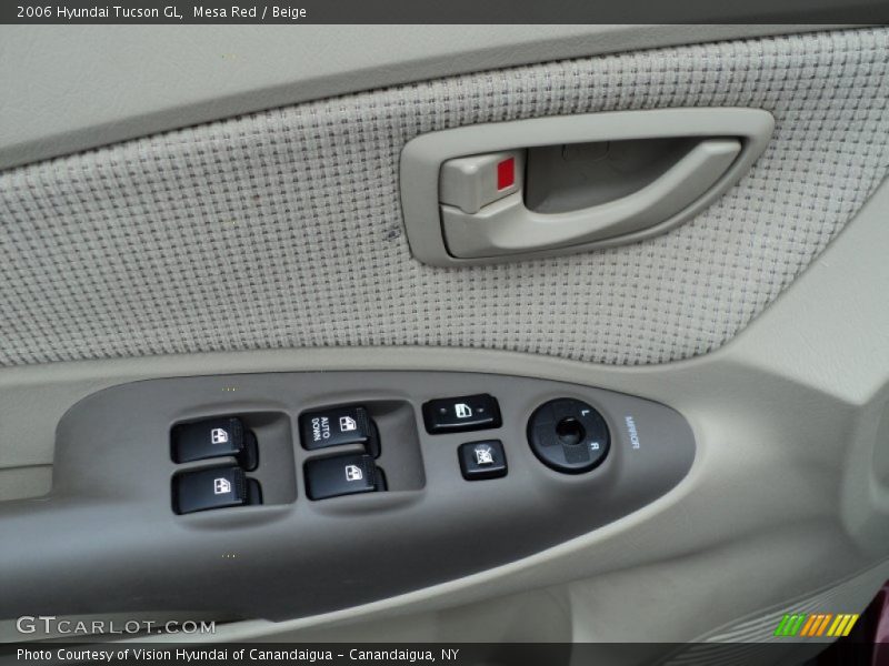 Mesa Red / Beige 2006 Hyundai Tucson GL