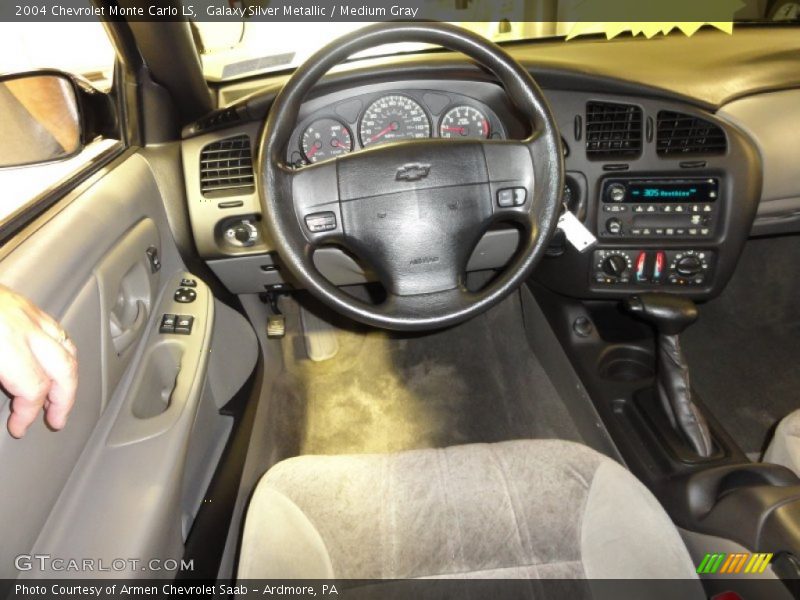 Galaxy Silver Metallic / Medium Gray 2004 Chevrolet Monte Carlo LS