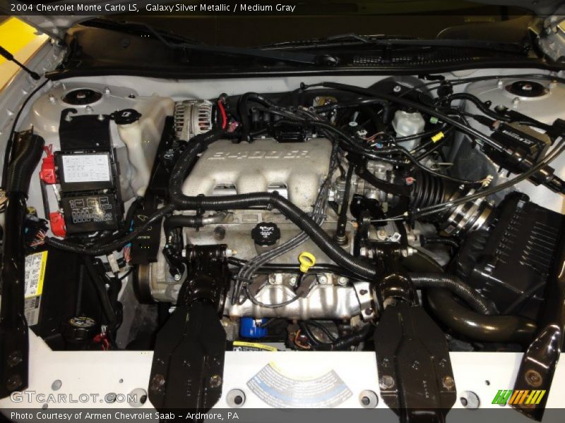 Galaxy Silver Metallic / Medium Gray 2004 Chevrolet Monte Carlo LS